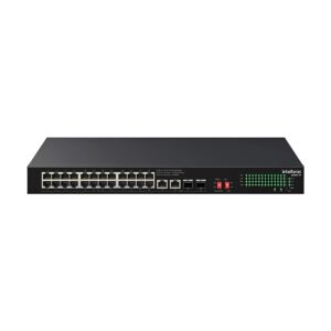 Switch Não Gerenciável 24 Portas PoE + 2P + 2SFP S1128G-PA - Intelbras