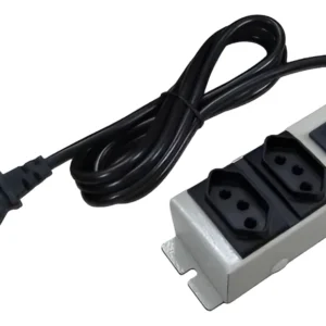 Filtro De Linha Chapa 2 Tomadas Com Fusivel Bivolt Multicraf