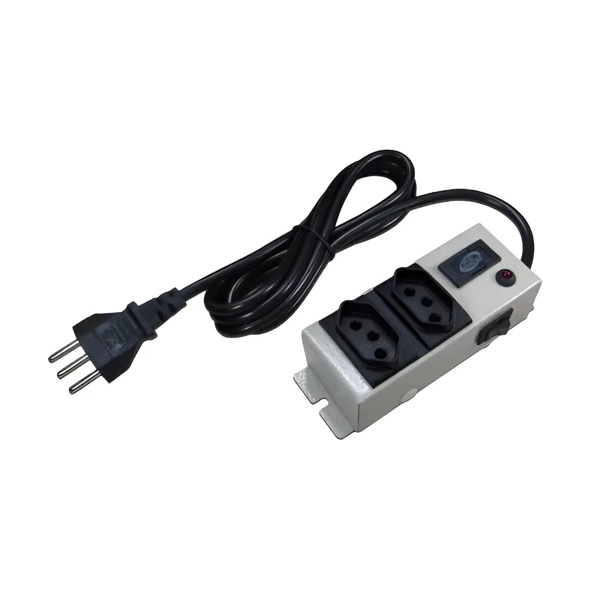 Filtro De Linha Chapa 2 Tomadas 1 Metro Bivolt Multicraft