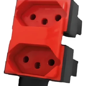 Tomada Dupla 20a Vermelha Para Condulete 90328 - B-lux