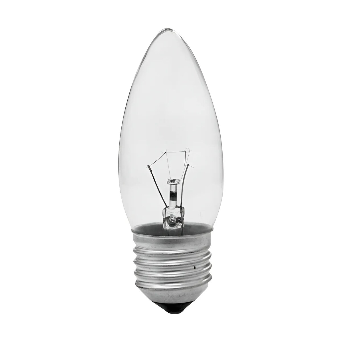 Lâmpada Vela Lisa 25W 220V Clara E27 - Brasfort