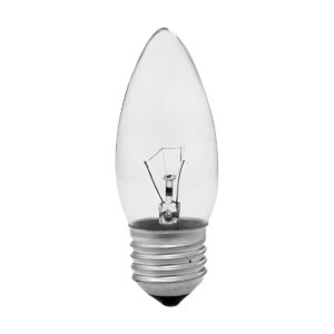 Lâmpada Vela Lisa 25W 110V Clara E27 - Brasfort