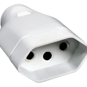 Plug Fêmea 2p+t 10a Cinza V23 - Voltim