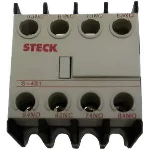 Bloco De Contato Auxiliar 3na+1nf S-431 - Steck