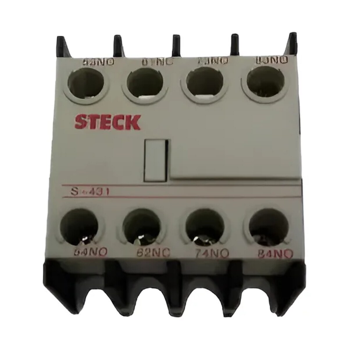 Bloco De Contato Auxiliar 3na+1nf S-431 - Steck