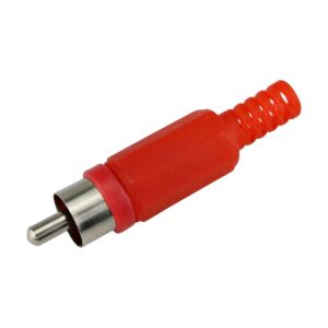 Plug Rca Solda Vermelho - Ballon