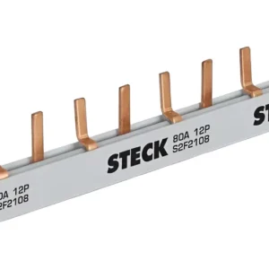 Barramento Pente Bifasico 54 Polos 80A S2F1000B - Steck