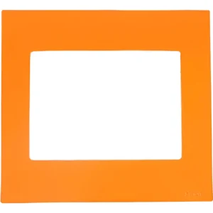 Placa 4x4 3+3 Postos Laranja 2700656-0728 - Simon 27