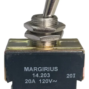 Chave Interruptor Bipolar 20A 120VCA A1B1P1G - Margirius
