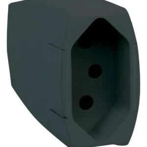 Plug Fêmea Preto 2p+t 10a 615814 - Pial