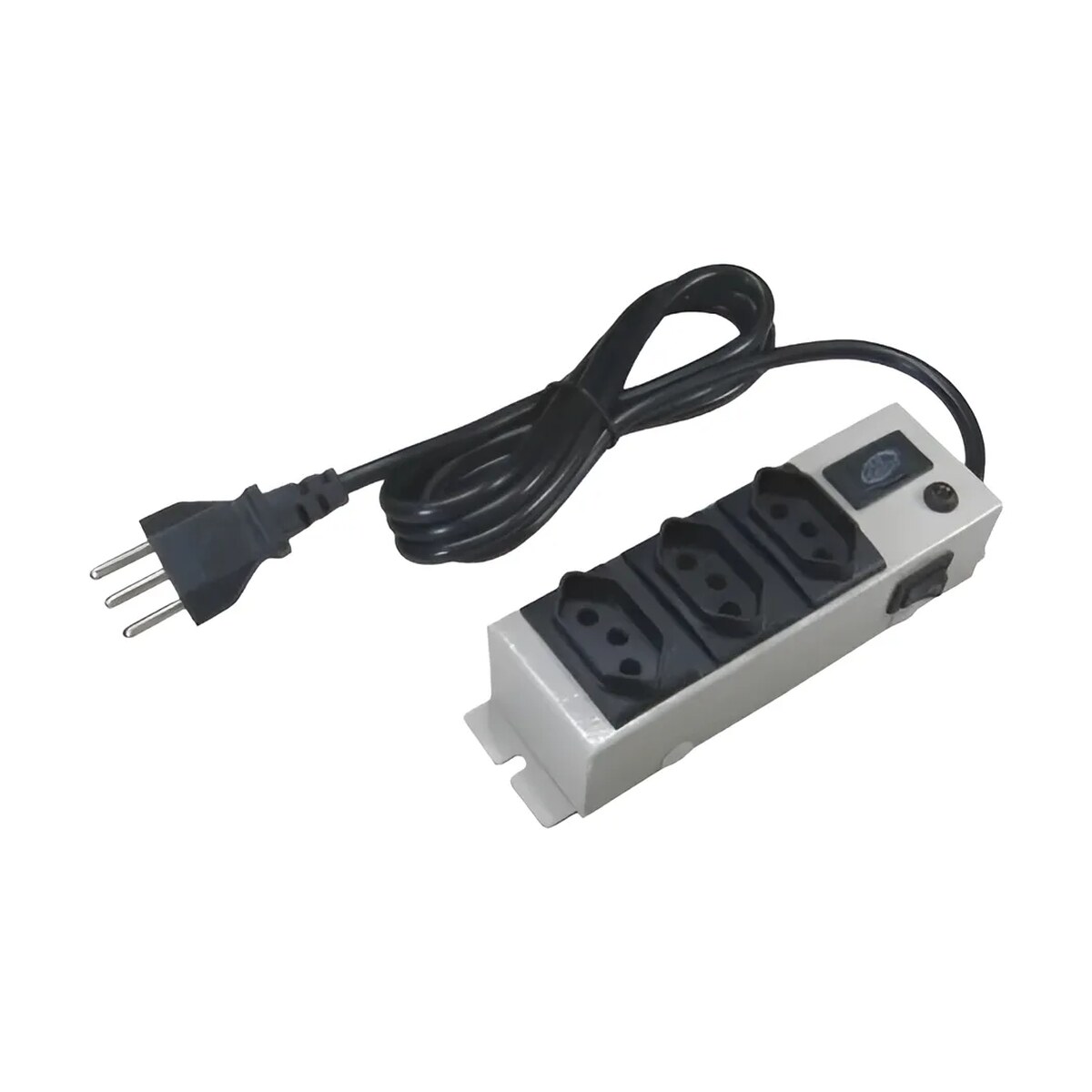 Filtro De Linha Chapa 3 Tomadas 1 Metro Bivolt Multicraft