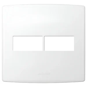 Placa 4x4 1+1 Postos Separados Branco 85094 - Bianco Pro