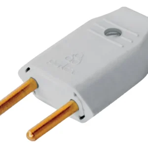 Plug Macho Europeu Branco 10a 1041 - Perlex