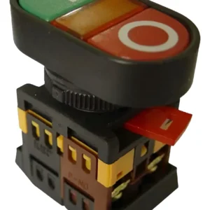 Botão Para Comando 22,5mm Dup Pws855 1na+1nf Pl Red - Jng