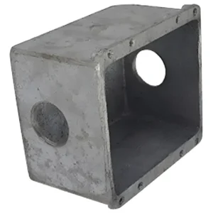 Caixa de Piso 4x4 Baixa 4 Furos 3/4 - Stamplac