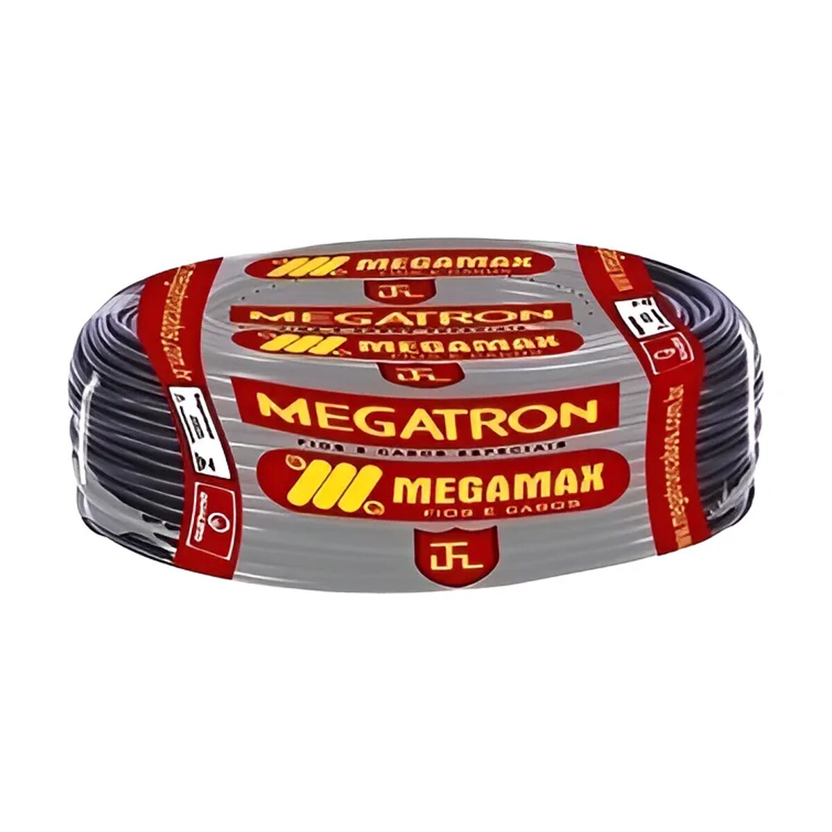 Cabo Flexível 1mm 100 Metros Preto - Megamax