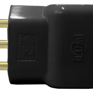 Plug Macho Com Prensa Cabo 2p+t 10a Preto 14070 - Ilumi