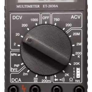 Multimetro Digital 3 1/2D-20MOHMS ET-2030A - Minipa