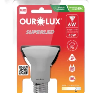 Lâmpada Par 20 De Led 6w Branca Ip65 - Ourolux