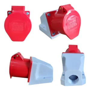 Tomada Sobrepor Industrial 3p+t 32a 380v Vermelha 124 - Jng