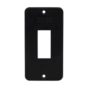Placa 1 Tecla Preta 1/2-3/4 - Eletromax