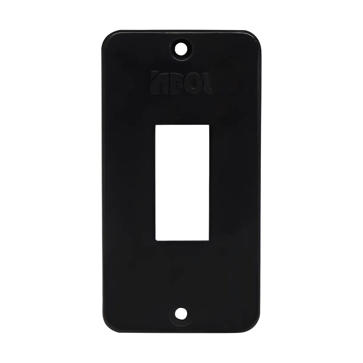Placa 1 Tecla Preta 1/2-3/4 - Eletromax