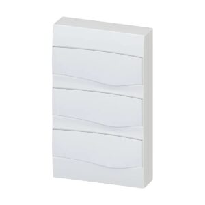 Quadro Distribuição Sobrepor 36 Disjuntores Branco Din Brum