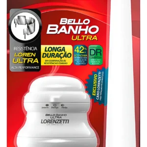 Chuveiro/ducha Lorenbello Ultra 5500w 110v Branca Com Cano