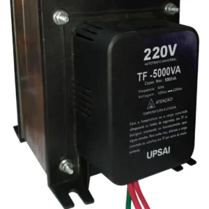 Autotransformador De Voltagem 5000va 127v/220v Sensor Térmic