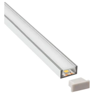 Perfil Para Fita de LED Sobrepor 17x7 2Mts Branco - MS