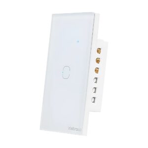 Interruptor Touch Inteligente Zigbee 1 Tecla EZS 1001 Branco Intelbras