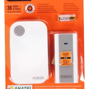 Campainha Sem Fio FX-CAD6 12.19 - Foxlux