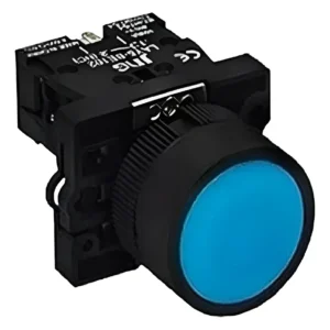 Botão Comando 22mm LAY5-EA 165 Azul - Sanmen