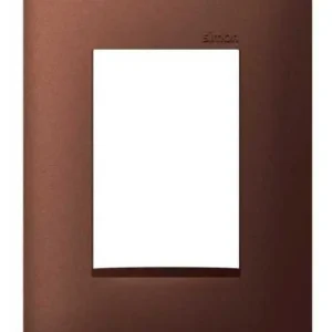 Placa 4x2 3 Postos Aço Corten 35613-45 - Simon 30