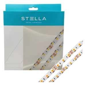 Fita De Led 10w/m 12v 3000k Ip20 Rolo Com 5 Metros - Stella