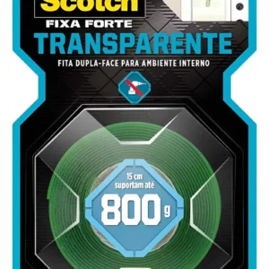 Fita Dupla Face 19mm X 2mts Forte Uso Int Transparente - 3m