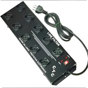 Filtro de Linha Chapa 10 Tomadas Espaçadas Bivolt - CTC