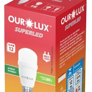 Lâmpada de LED Bulbo Mini 12w 6500K - Ourolux