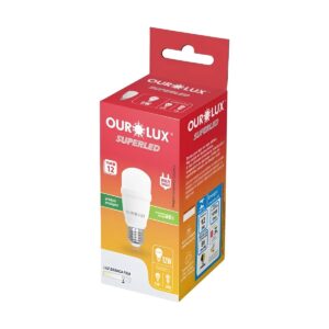 Lâmpada de LED Bulbo Mini 12w 6500K - Ourolux
