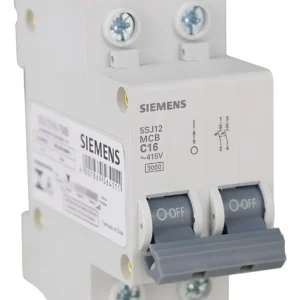 Disjuntor Bipolar 16A Curva C S5J1 - Siemens