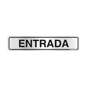Placa de Entrada 5x25cm - Sinalize