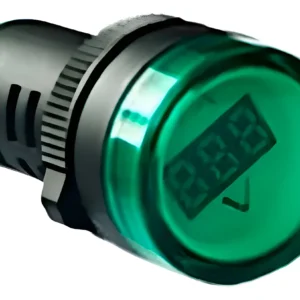 Sinaleiro LED Voltimetro 22mm 220V Verde VAD1622DG - JNG