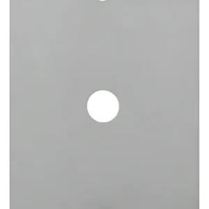 Placa De Piso 4x2 Inox Com Furo - Olivo