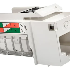 Conector RJ45 Keystone Cat6 Branco Furukawa