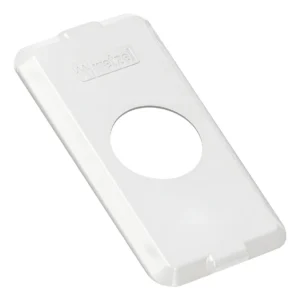 Placa 1 Tomada Redonda Branca 1/2-3/4 - Eletromax