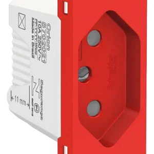 Modulo Tomada 10A Vermelha S70202134 - Orion