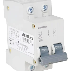 Disjuntor Bipolar 63A Curva C S5J1 - Siemens