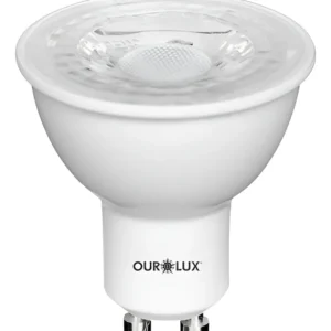 Lâmpada Dicroica LED MR16 6W Branca GU10 - Ourolux