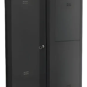 Rack Piso 19 36Ux570mm Com Porta de Acrilico Montado Preta Gforce