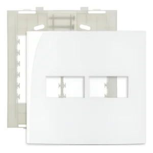 Placa 4x4 Com Suporte 1+1 Posto - Blux Home